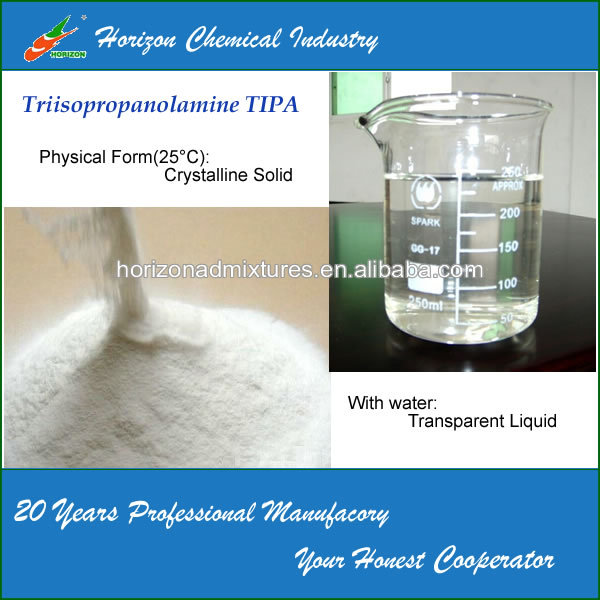 Triisopropanolamine has good environmental performance